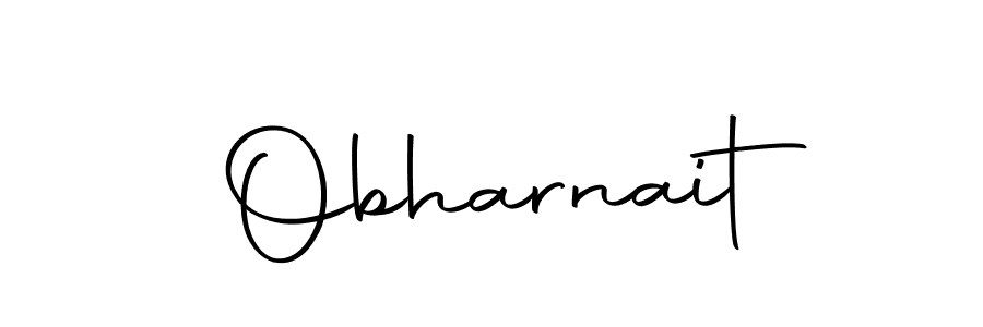 Make a beautiful signature design for name Obharnait. With this signature (Autography-DOLnW) style, you can create a handwritten signature for free. Obharnait signature style 10 images and pictures png