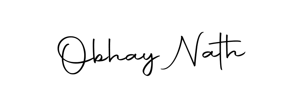 You should practise on your own different ways (Autography-DOLnW) to write your name (Obhay Nath) in signature. don't let someone else do it for you. Obhay Nath signature style 10 images and pictures png