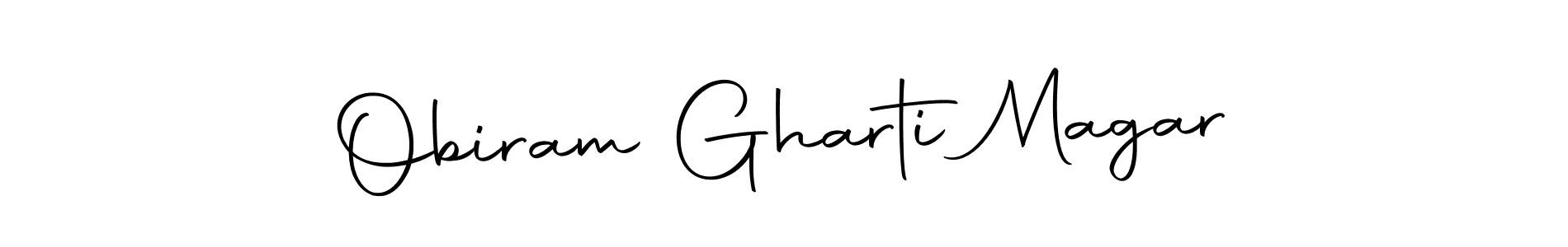 Make a beautiful signature design for name Obiram Gharti Magar. With this signature (Autography-DOLnW) style, you can create a handwritten signature for free. Obiram Gharti Magar signature style 10 images and pictures png