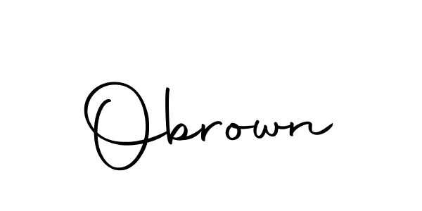 Make a beautiful signature design for name Obrown. Use this online signature maker to create a handwritten signature for free. Obrown signature style 10 images and pictures png