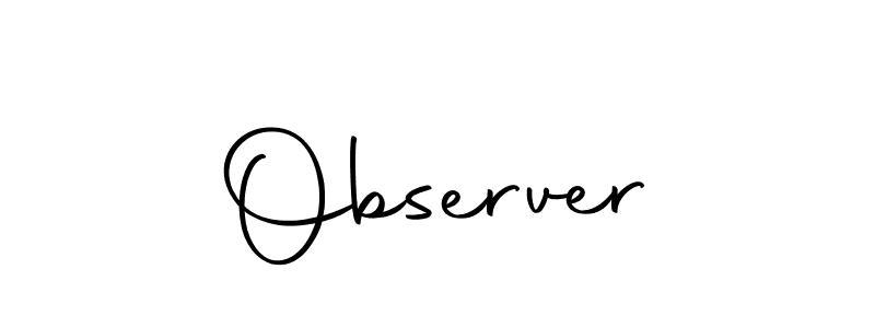 It looks lik you need a new signature style for name Observer. Design unique handwritten (Autography-DOLnW) signature with our free signature maker in just a few clicks. Observer signature style 10 images and pictures png