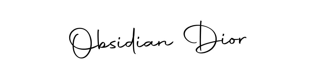 Also we have Obsidian Dior name is the best signature style. Create professional handwritten signature collection using Autography-DOLnW autograph style. Obsidian Dior signature style 10 images and pictures png