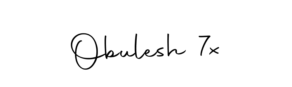 Make a beautiful signature design for name Obulesh 7x. Use this online signature maker to create a handwritten signature for free. Obulesh 7x signature style 10 images and pictures png