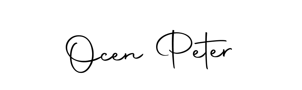 Ocen Peter stylish signature style. Best Handwritten Sign (Autography-DOLnW) for my name. Handwritten Signature Collection Ideas for my name Ocen Peter. Ocen Peter signature style 10 images and pictures png