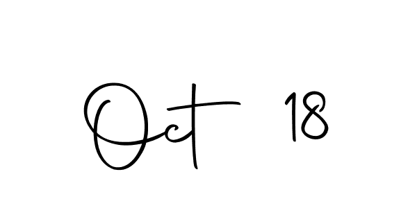 You should practise on your own different ways (Autography-DOLnW) to write your name (Oct 18) in signature. don't let someone else do it for you. Oct 18 signature style 10 images and pictures png