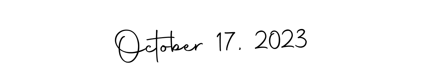 Make a beautiful signature design for name October 17, 2023. Use this online signature maker to create a handwritten signature for free. October 17, 2023 signature style 10 images and pictures png