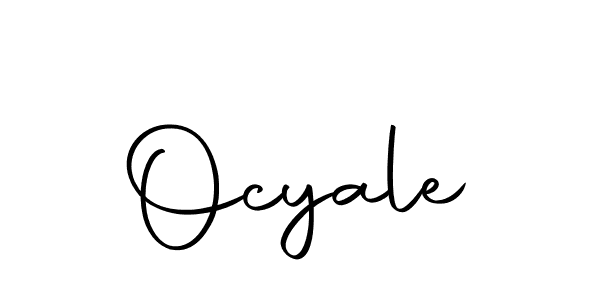 Make a beautiful signature design for name Ocyale. Use this online signature maker to create a handwritten signature for free. Ocyale signature style 10 images and pictures png