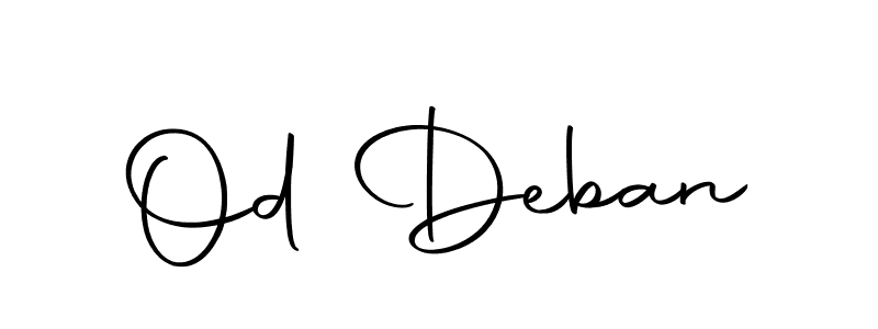 It looks lik you need a new signature style for name Od Deban. Design unique handwritten (Autography-DOLnW) signature with our free signature maker in just a few clicks. Od Deban signature style 10 images and pictures png
