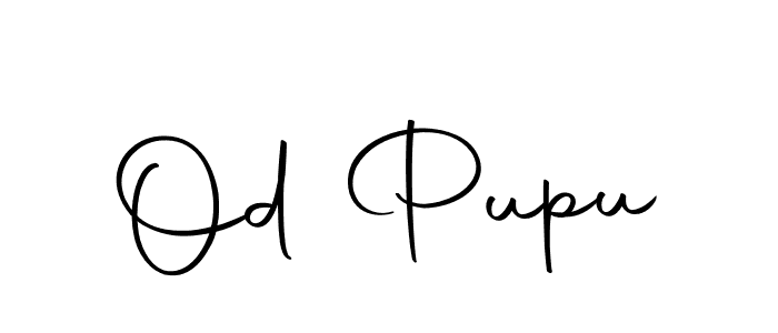 Design your own signature with our free online signature maker. With this signature software, you can create a handwritten (Autography-DOLnW) signature for name Od Pupu. Od Pupu signature style 10 images and pictures png