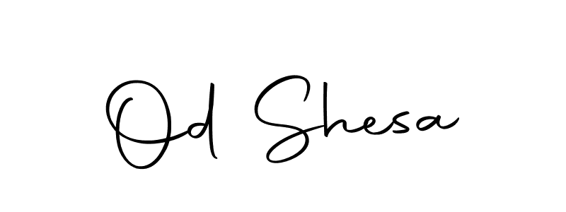 Design your own signature with our free online signature maker. With this signature software, you can create a handwritten (Autography-DOLnW) signature for name Od Shesa. Od Shesa signature style 10 images and pictures png