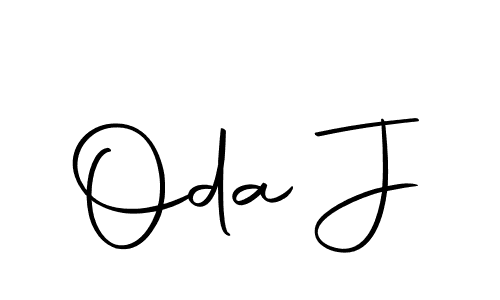 Use a signature maker to create a handwritten signature online. With this signature software, you can design (Autography-DOLnW) your own signature for name Oda J. Oda J signature style 10 images and pictures png