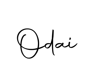 Also we have Odai name is the best signature style. Create professional handwritten signature collection using Autography-DOLnW autograph style. Odai signature style 10 images and pictures png