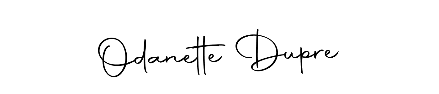 How to make Odanette Dupre signature? Autography-DOLnW is a professional autograph style. Create handwritten signature for Odanette Dupre name. Odanette Dupre signature style 10 images and pictures png