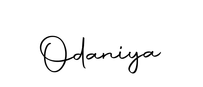 How to make Odaniya signature? Autography-DOLnW is a professional autograph style. Create handwritten signature for Odaniya name. Odaniya signature style 10 images and pictures png