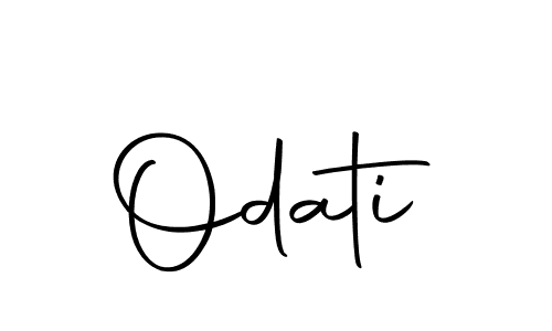 Make a beautiful signature design for name Odati. Use this online signature maker to create a handwritten signature for free. Odati signature style 10 images and pictures png