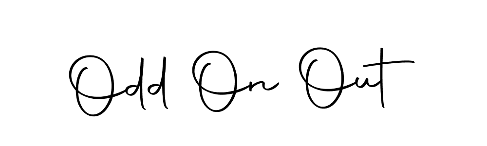 This is the best signature style for the Odd On Out name. Also you like these signature font (Autography-DOLnW). Mix name signature. Odd On Out signature style 10 images and pictures png