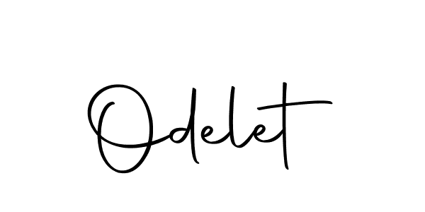 You can use this online signature creator to create a handwritten signature for the name Odelet. This is the best online autograph maker. Odelet signature style 10 images and pictures png