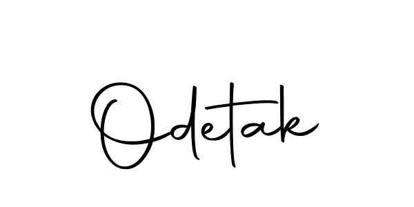 You can use this online signature creator to create a handwritten signature for the name Odetak. This is the best online autograph maker. Odetak signature style 10 images and pictures png