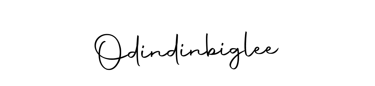 Odindinbiglee stylish signature style. Best Handwritten Sign (Autography-DOLnW) for my name. Handwritten Signature Collection Ideas for my name Odindinbiglee. Odindinbiglee signature style 10 images and pictures png
