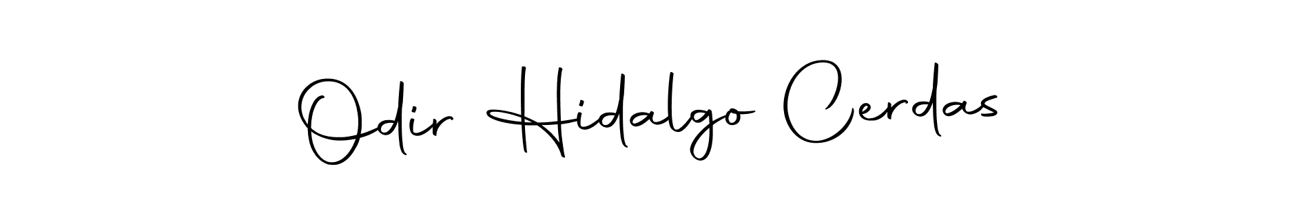 Make a beautiful signature design for name Odir Hidalgo Cerdas. Use this online signature maker to create a handwritten signature for free. Odir Hidalgo Cerdas signature style 10 images and pictures png