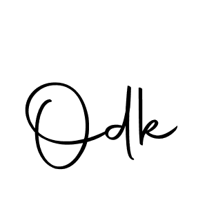 You should practise on your own different ways (Autography-DOLnW) to write your name (Odk) in signature. don't let someone else do it for you. Odk signature style 10 images and pictures png