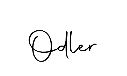 Make a beautiful signature design for name Odler. With this signature (Autography-DOLnW) style, you can create a handwritten signature for free. Odler signature style 10 images and pictures png