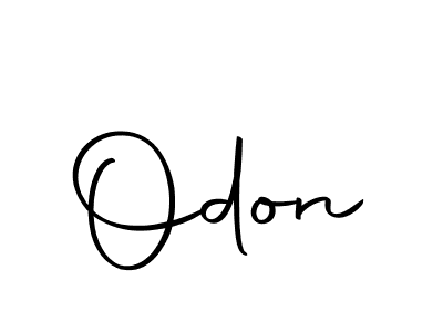 Design your own signature with our free online signature maker. With this signature software, you can create a handwritten (Autography-DOLnW) signature for name Odon. Odon signature style 10 images and pictures png