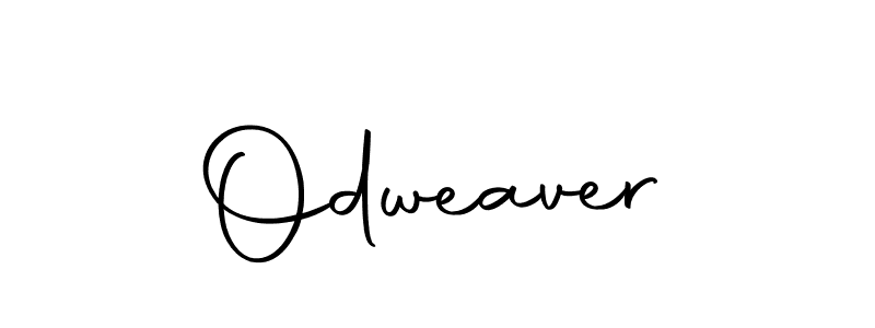 Design your own signature with our free online signature maker. With this signature software, you can create a handwritten (Autography-DOLnW) signature for name Odweaver. Odweaver signature style 10 images and pictures png