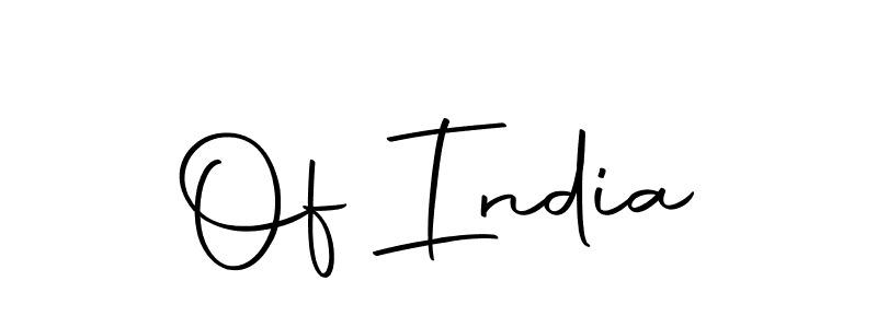 Use a signature maker to create a handwritten signature online. With this signature software, you can design (Autography-DOLnW) your own signature for name Of India. Of India signature style 10 images and pictures png
