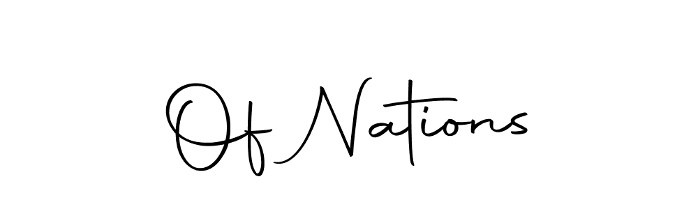 Autography-DOLnW is a professional signature style that is perfect for those who want to add a touch of class to their signature. It is also a great choice for those who want to make their signature more unique. Get Of Nations name to fancy signature for free. Of Nations signature style 10 images and pictures png