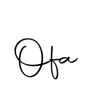 Create a beautiful signature design for name Ofa. With this signature (Autography-DOLnW) fonts, you can make a handwritten signature for free. Ofa signature style 10 images and pictures png
