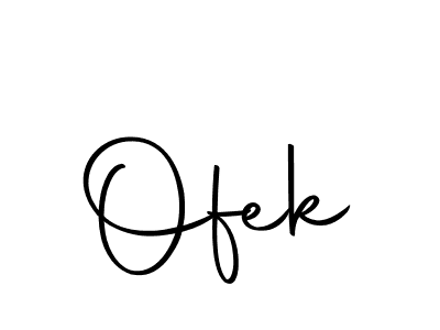 Create a beautiful signature design for name Ofek. With this signature (Autography-DOLnW) fonts, you can make a handwritten signature for free. Ofek signature style 10 images and pictures png