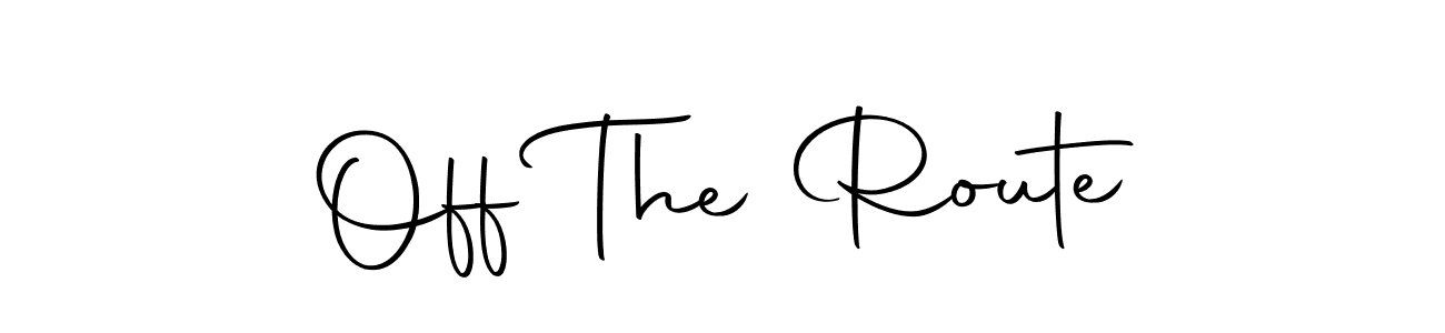 Also You can easily find your signature by using the search form. We will create Off The Route name handwritten signature images for you free of cost using Autography-DOLnW sign style. Off The Route signature style 10 images and pictures png