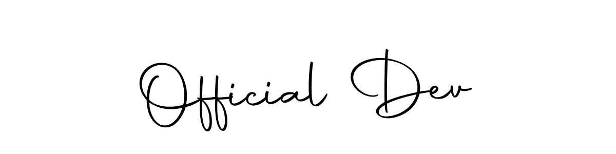 The best way (Autography-DOLnW) to make a short signature is to pick only two or three words in your name. The name Official Dev include a total of six letters. For converting this name. Official Dev signature style 10 images and pictures png