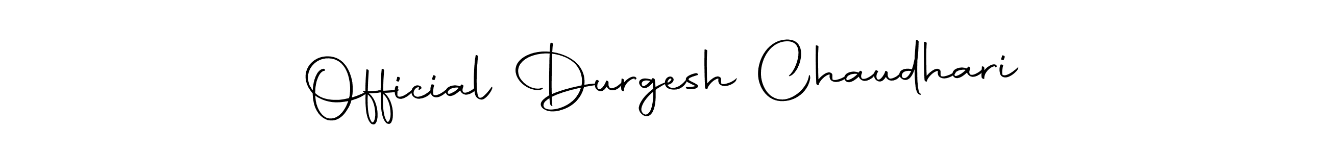 How to make Official Durgesh Chaudhari signature? Autography-DOLnW is a professional autograph style. Create handwritten signature for Official Durgesh Chaudhari name. Official Durgesh Chaudhari signature style 10 images and pictures png