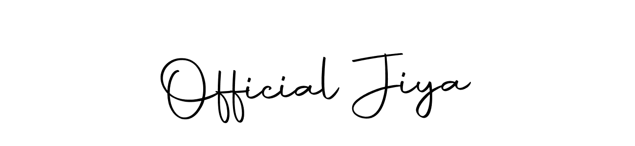 Also we have Official Jiya name is the best signature style. Create professional handwritten signature collection using Autography-DOLnW autograph style. Official Jiya signature style 10 images and pictures png