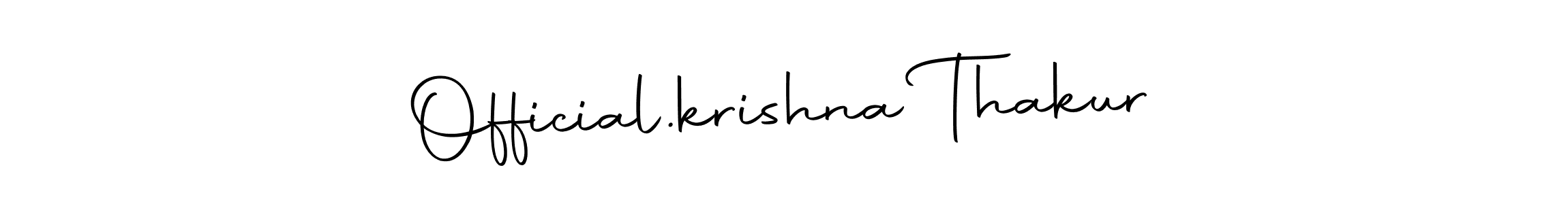How to make Official.krishna Thakur signature? Autography-DOLnW is a professional autograph style. Create handwritten signature for Official.krishna Thakur name. Official.krishna Thakur signature style 10 images and pictures png