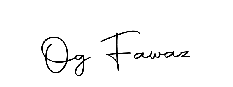 Og Fawaz stylish signature style. Best Handwritten Sign (Autography-DOLnW) for my name. Handwritten Signature Collection Ideas for my name Og Fawaz. Og Fawaz signature style 10 images and pictures png