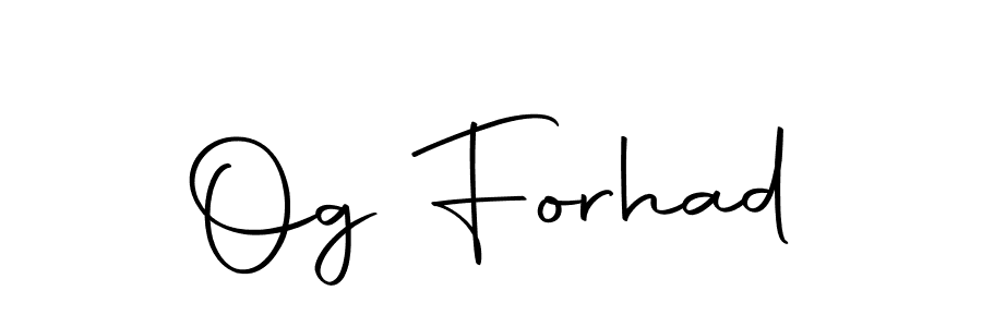 It looks lik you need a new signature style for name Og Forhad. Design unique handwritten (Autography-DOLnW) signature with our free signature maker in just a few clicks. Og Forhad signature style 10 images and pictures png