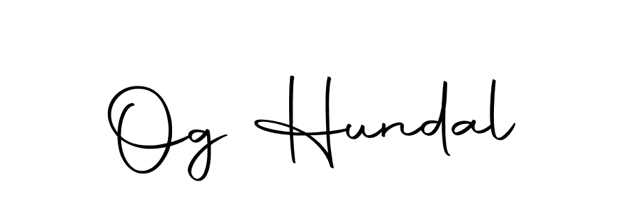 The best way (Autography-DOLnW) to make a short signature is to pick only two or three words in your name. The name Og Hundal include a total of six letters. For converting this name. Og Hundal signature style 10 images and pictures png