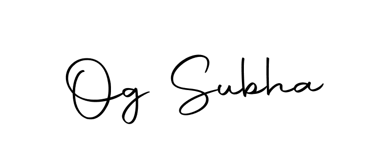 Once you've used our free online signature maker to create your best signature Autography-DOLnW style, it's time to enjoy all of the benefits that Og Subha name signing documents. Og Subha signature style 10 images and pictures png