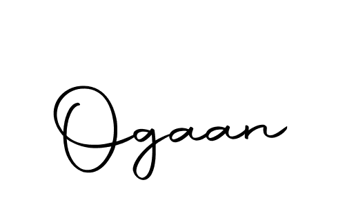 Design your own signature with our free online signature maker. With this signature software, you can create a handwritten (Autography-DOLnW) signature for name Ogaan. Ogaan signature style 10 images and pictures png