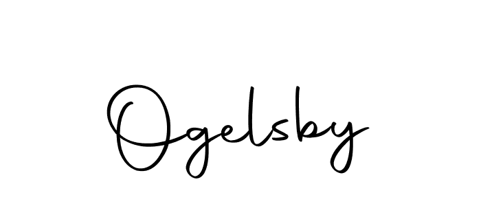 How to make Ogelsby name signature. Use Autography-DOLnW style for creating short signs online. This is the latest handwritten sign. Ogelsby signature style 10 images and pictures png