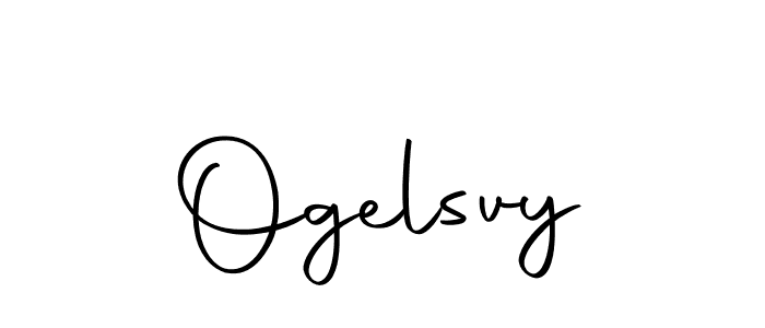 Make a beautiful signature design for name Ogelsvy. With this signature (Autography-DOLnW) style, you can create a handwritten signature for free. Ogelsvy signature style 10 images and pictures png