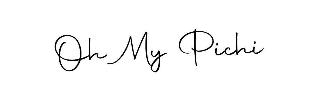 The best way (Autography-DOLnW) to make a short signature is to pick only two or three words in your name. The name Oh My Pichi include a total of six letters. For converting this name. Oh My Pichi signature style 10 images and pictures png