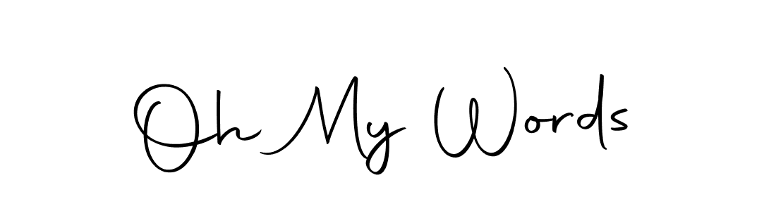 You can use this online signature creator to create a handwritten signature for the name Oh My Words. This is the best online autograph maker. Oh My Words signature style 10 images and pictures png