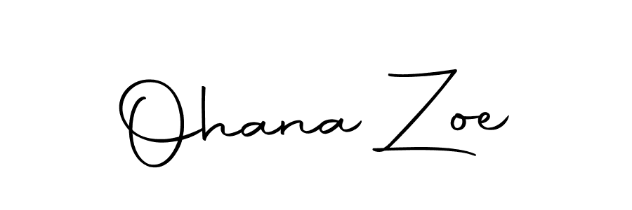 The best way (Autography-DOLnW) to make a short signature is to pick only two or three words in your name. The name Ohana Zoe include a total of six letters. For converting this name. Ohana Zoe signature style 10 images and pictures png