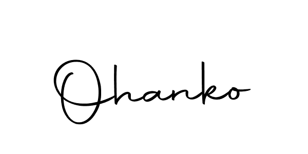 Ohanko stylish signature style. Best Handwritten Sign (Autography-DOLnW) for my name. Handwritten Signature Collection Ideas for my name Ohanko. Ohanko signature style 10 images and pictures png