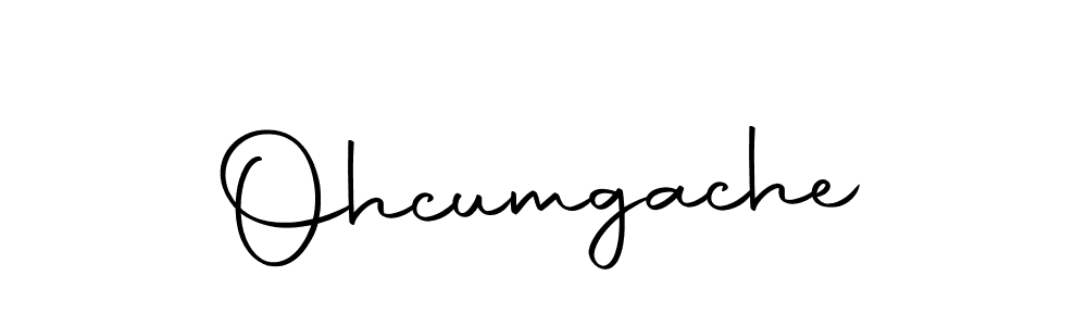 Here are the top 10 professional signature styles for the name Ohcumgache. These are the best autograph styles you can use for your name. Ohcumgache signature style 10 images and pictures png