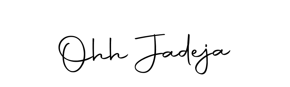 How to make Ohh Jadeja signature? Autography-DOLnW is a professional autograph style. Create handwritten signature for Ohh Jadeja name. Ohh Jadeja signature style 10 images and pictures png